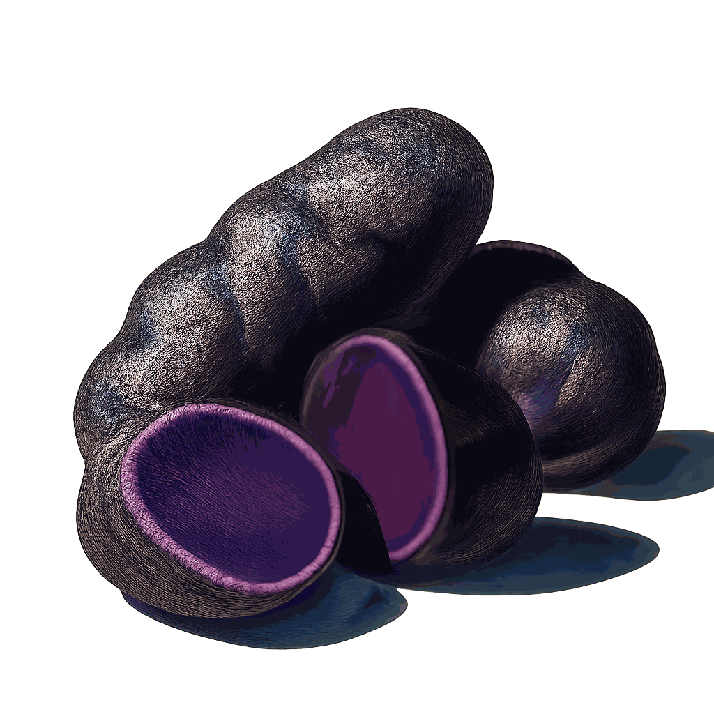 Vitelotte potato